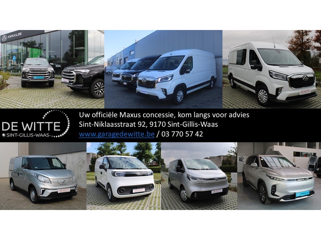 Maxus Deliver9 OPEN LAADBAK MET TOOLBOX L3H0 LUXURY RWD